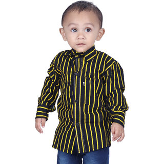                       Kid Kupboard Cotton Baby Boys Shirt, Multicolor, Full-Sleeves, Collared Neck, 2-3 Years KIDS5506                                              