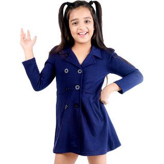                       Kids Cave Full Sleeve Solid Girls Jacket                                              