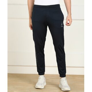                       Slagen Printed Men Blue Track Pants                                              