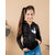 Kids Cave Full Sleeve Self Design Girls Jacket