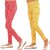 Kids Cave Legging For Girls (Multicolor Pack of 2)