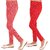 Kids Cave Legging For Girls (Multicolor Pack of 2)