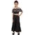 Kids Cave Solid, Printed Girls Jumpsuit