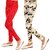 Kids Cave Legging For Girls (Multicolor Pack of 2)