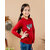 Kids Cave Full Sleeve Solid Girls Sweatshirt