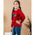 Kids Cave Full Sleeve Solid Girls Sweatshirt