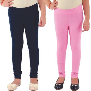                       Kids Cave Legging For Girls (Multicolor Pack of 2)                                              
