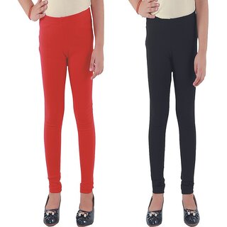                       Kids Cave Legging For Girls (Multicolor Pack of 2)                                              