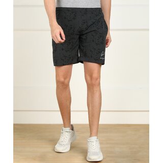 Slagen Printed Men Grey Sports Shorts