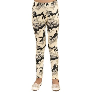                       Kids Cave Legging For Girls (Multicolor Pack of 1)                                              