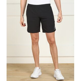 Slagen Solid Men Grey Sports Shorts