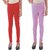 Kids Cave Legging For Girls (Red Pack of 2)