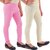 Kids Cave Legging For Girls (Beige Pack of 2)