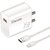 TP TROOPS Fast Charger Fusion IOS Charge 22W Mobile Charger With Smart System  1 Year Warranty TP-574 White