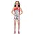 Kids Cave Dungaree For Girls Casual Self Design Rayon (White, Pack of 1)
