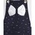 Kids Cave Dungaree For Girls Casual Printed Rayon (Blue, Pack of 1)