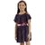 Kids Cave Indi Girls Midi/Knee Length Casual Dress (Blue, Sleeveless)