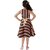 Kids Cave Indi Girls Midi/Knee Length Casual Dress (Black, Sleeveless)