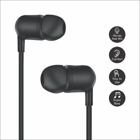 TP TROOPS Wired in-Ear Earphones with Mic, Ultra Deep Bass  Sound Chamber Wired Headset TP-7198