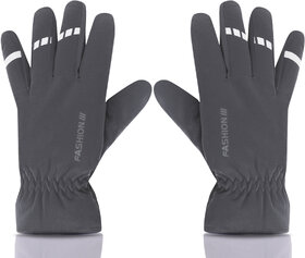 Aseenaa Imported 1 Pair Winter Gloves Outdoor Gloves Protective Full Finger Hand Riding, Cycling, Bike Motorcycle Gloves
