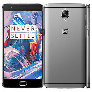                       (Refurbished) OnePlus 3T (Grey, 64 GB)  (6 GB RAM) - Good Condition                                              