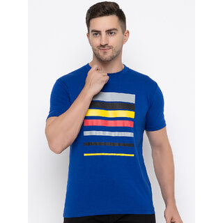 Modernity Reliable Royal Cotton Printed Round Neck T-Shirt For Men Modernity Reliable Royal Cotton Printed Round Neck T-Shirt For Men