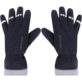 Aseenaa Warm Blue 1 Pair Snow Proof Winter Gloves For Men's  Girl's Protective Warm Hand Riding, Cycling, Bike