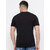 Modernity Reliable Black Cotton Printed Round Neck T-Shirt For Men