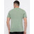 Modernity Reliable Green Cotton Printed Round Neck T-Shirt For Men