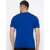 Modernity Reliable Blue Cotton Printed Round Neck T-Shirt For Men