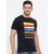 Modernity Reliable Black Cotton Printed Round Neck T-Shirt For Men