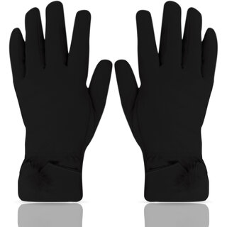                       Aseenaa Imported 1 Pair Women Outdoor Gloves Protective Full Finger Hand Riding, Cycling, Bike Motorcycle Gym Gloves                                              