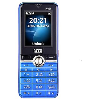 MTR Pride (Dual SIM, 2.4 Inch Display, 3000mAh Battery, Blue) MTR Pride (Dual SIM, 2.4 Inch Display, 3000mAh Battery, Blue)