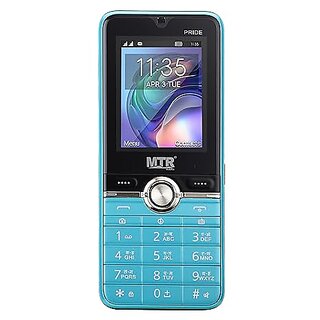 MTR Pride (Dual SIM, 2.4 Inch Display, 3000mAh Battery, Light Blue) MTR Pride (Dual SIM, 2.4 Inch Display, 3000mAh Battery, Light Blue)