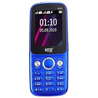 MTR S500 (Dual SIM, 2.4 Inch Display, 3000mAh Battery, Blue) MTR S500 (Dual SIM, 2.4 Inch Display, 3000mAh Battery, Blue)