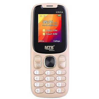                       MTR Erica (Dual SIM, 1.77 Inch Display, 1100mAh Battery, Gold)                                              