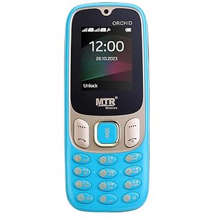                       MTR Orchid (Dual SIM, 1.77 Inch Display, 1100mAh Battery, Light Blue)                                              