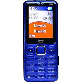 MTR S700 (Dual SIM, 2.4 Inch Display, 700mAh Battery, Blue) MTR S700 (Dual SIM, 2.4 Inch Display, 700mAh Battery, Blue)