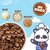 UNIFIT Multigrain Choco Bites Breakfast Cereals for kids Rich in Protein Crunchy with Wheat Rice  Oats Grain - 375g