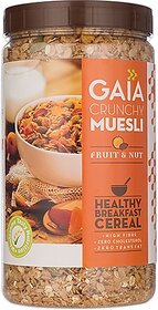 GAIA Crunchy Muesli Fruit and Nut 1 kg Jar Plastic Bottle (1 kg)
