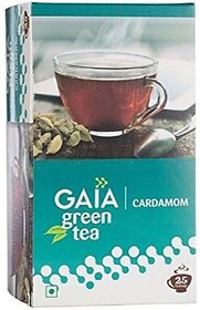 GAIA Green Tea Elaichi Green Tea Bags Box (25 Bags)