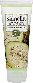 SKINELLA Green Papaya Tan Removal Peel Off Mask (100 g)