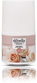 SKINELLA Deodorant Roll on  White Rose + Water Chestnut 50ml Deodorant Roll-on  -  For Women (50 ml)