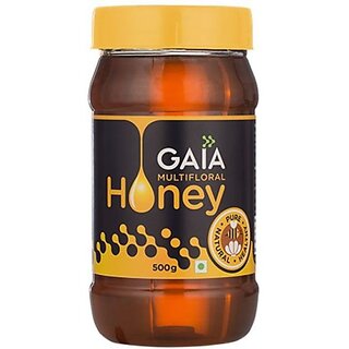 GAIA Multi Floral Honey 500 gm, 100% Natural and Pure (500 g)