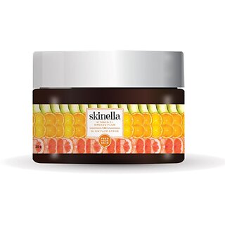                       SKINELLA Vitamin C + Kakadu Plum Glow Face Scrub - 30g Scrub (30 ml)                                              