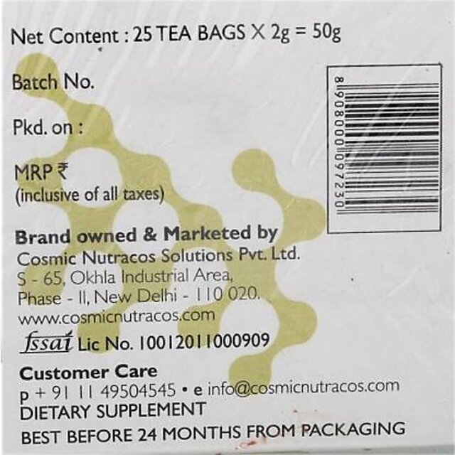 GAIA Lemon Green Tea Green Tea Bags Box (25 Bags)