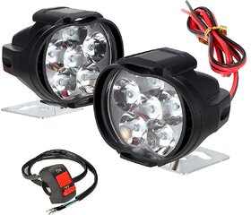 Set of 2 RA Accessories 6 LED Transformer Bike Fog Light