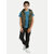 Boys Aqua Crew neck T-shirt