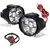 Set of 2 RA Accessories 6 LED Transformer Bike Fog Light