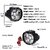 Set of 2 RA Accessories 6 LED Transformer Bike Fog Light